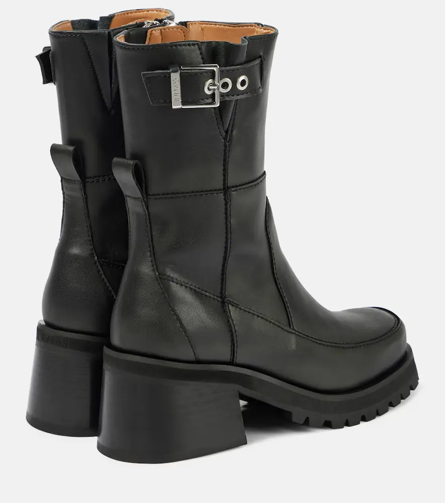 Ganni Faux leather ankle boots | Thumbnail 3 Ganni Faux leather ankle boots | Thumbnail 3