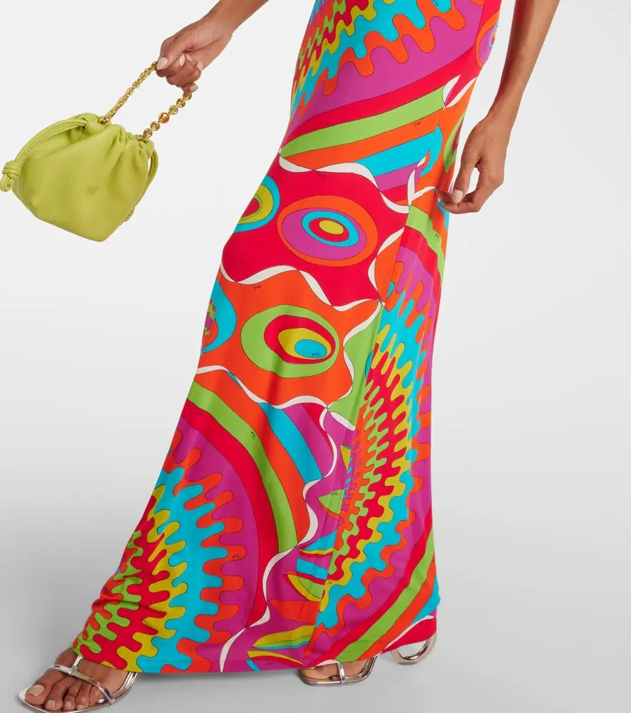 PUCCI Bersaglio halterneck jersey maxi dress | Thumbnail 4 PUCCI Bersaglio halterneck jersey maxi dress | Thumbnail 4