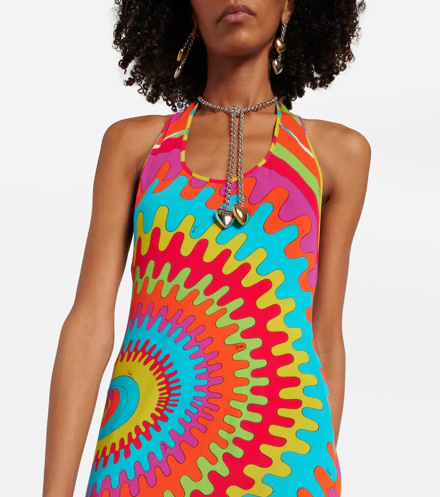 PUCCI Bersaglio halterneck jersey maxi dress | Thumbnail 5 PUCCI Bersaglio halterneck jersey maxi dress | Thumbnail 5