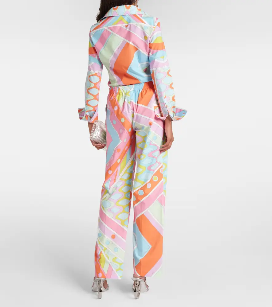PUCCI Vivara mid-rise cotton straight pants | Thumbnail 3 PUCCI Vivara mid-rise cotton straight pants | Thumbnail 3