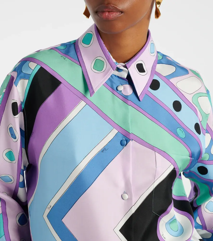 PUCCI Vivara silk twill shirt | Thumbnail 5 PUCCI Vivara silk twill shirt | Thumbnail 5