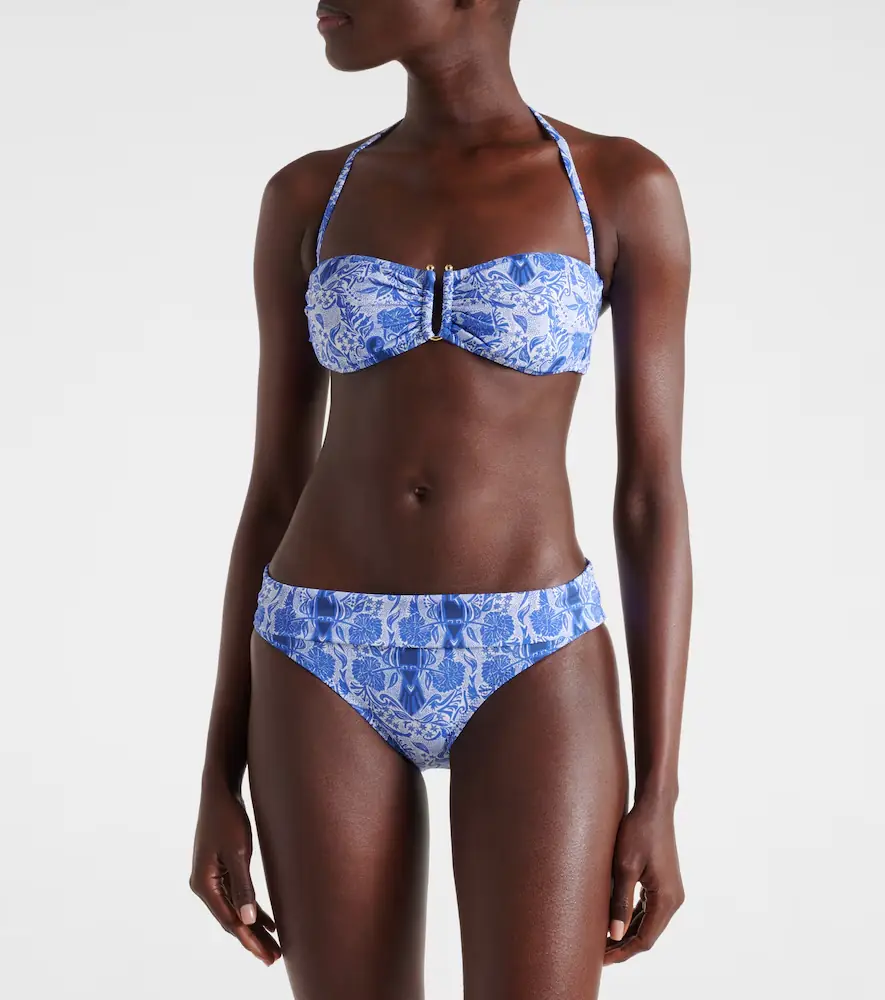 Heidi Klein Lake Como printed bikini top | Thumbnail 3