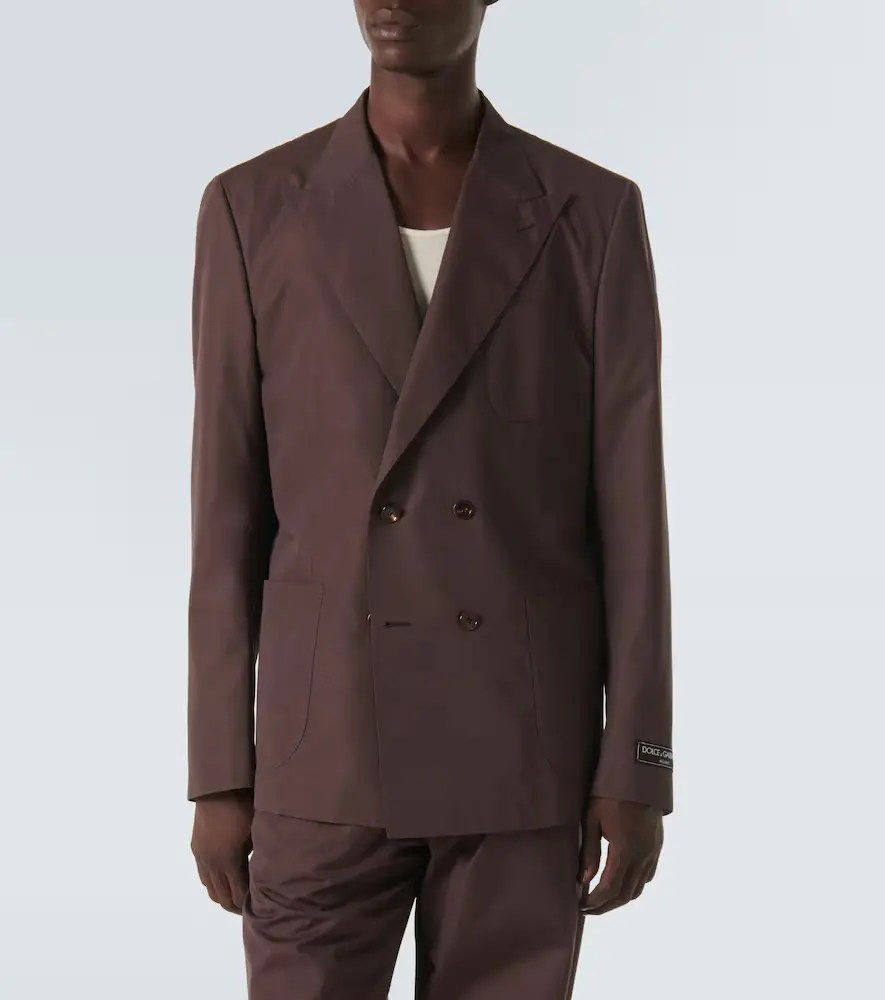 Dolce & Gabbana Cotton and silk poplin blazer | Thumbnail 4