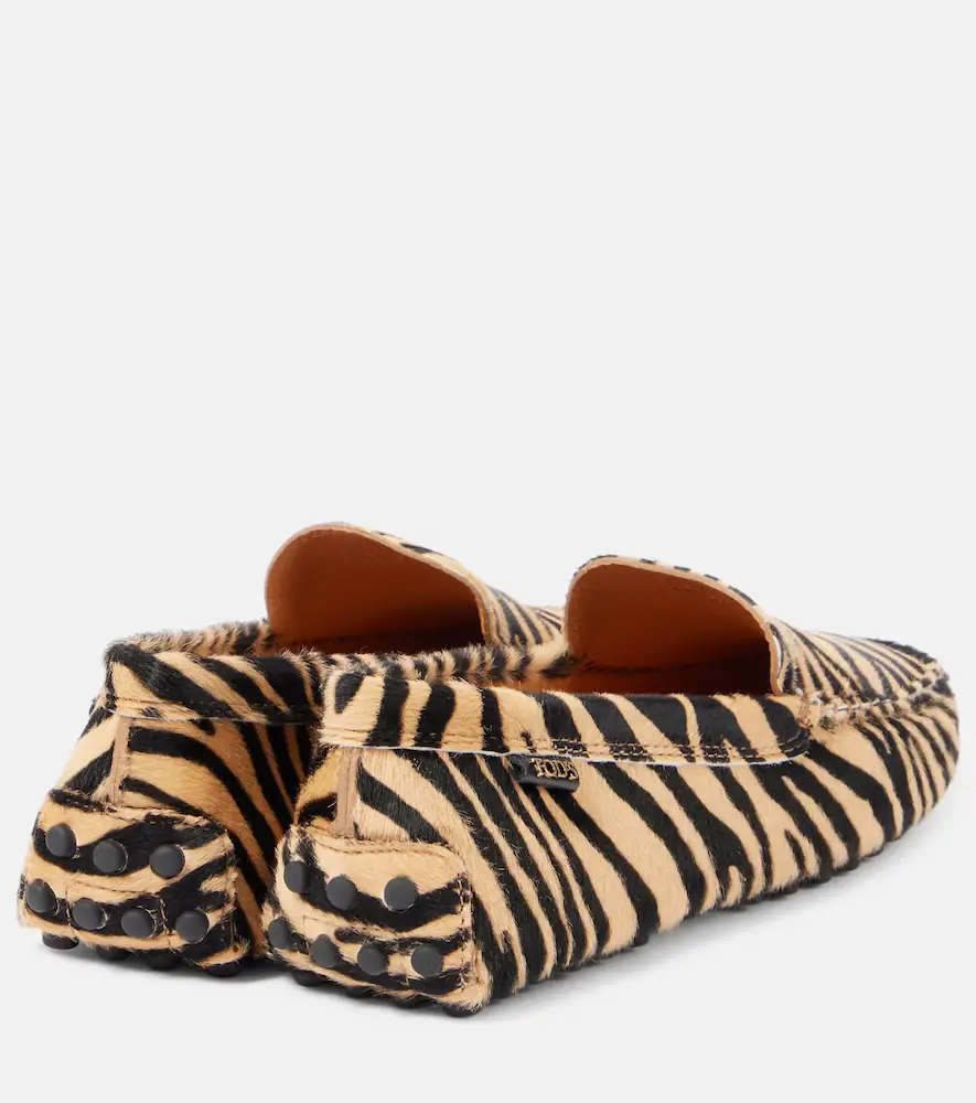 Tod's Gommino calf hair driving shoes | Thumbnail 2 Tod's Gommino calf hair driving shoes | Thumbnail 2