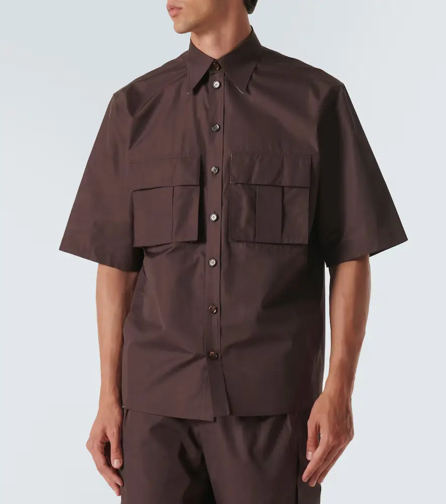 Dolce & Gabbana Cotton and silk poplin shirt | Thumbnail 3