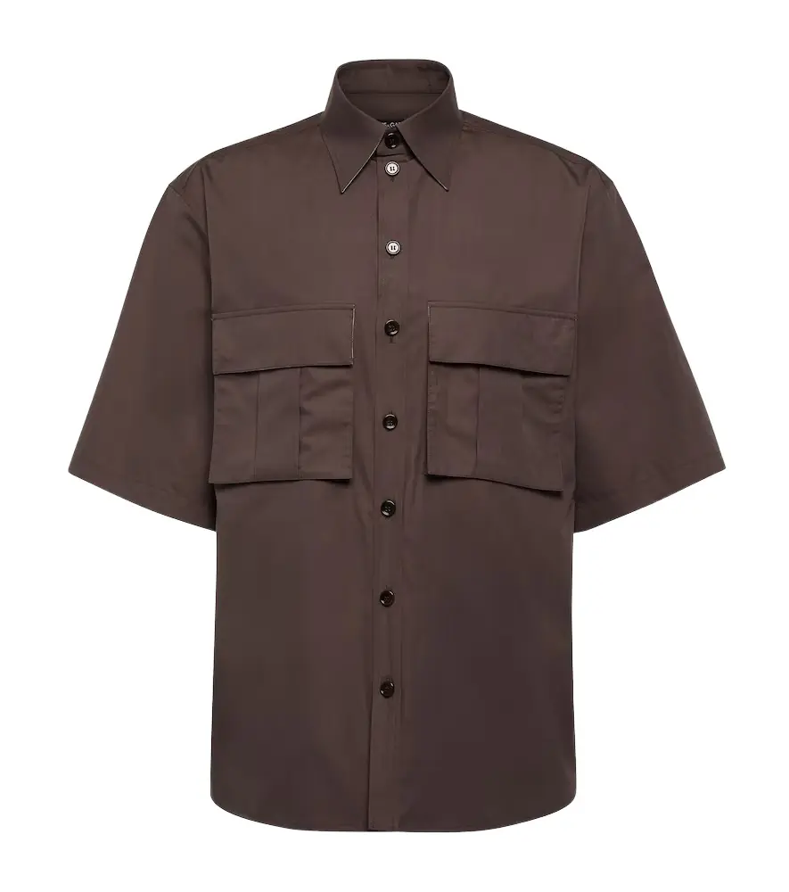 Dolce & Gabbana Cotton and silk poplin shirt