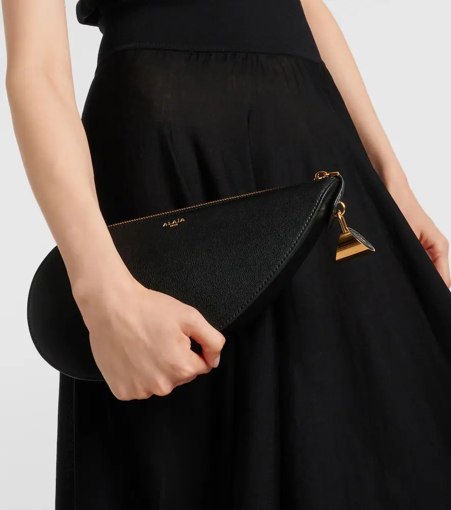 Alaïa Alaïa Le Demi Caur leather clutch | Thumbnail 3
