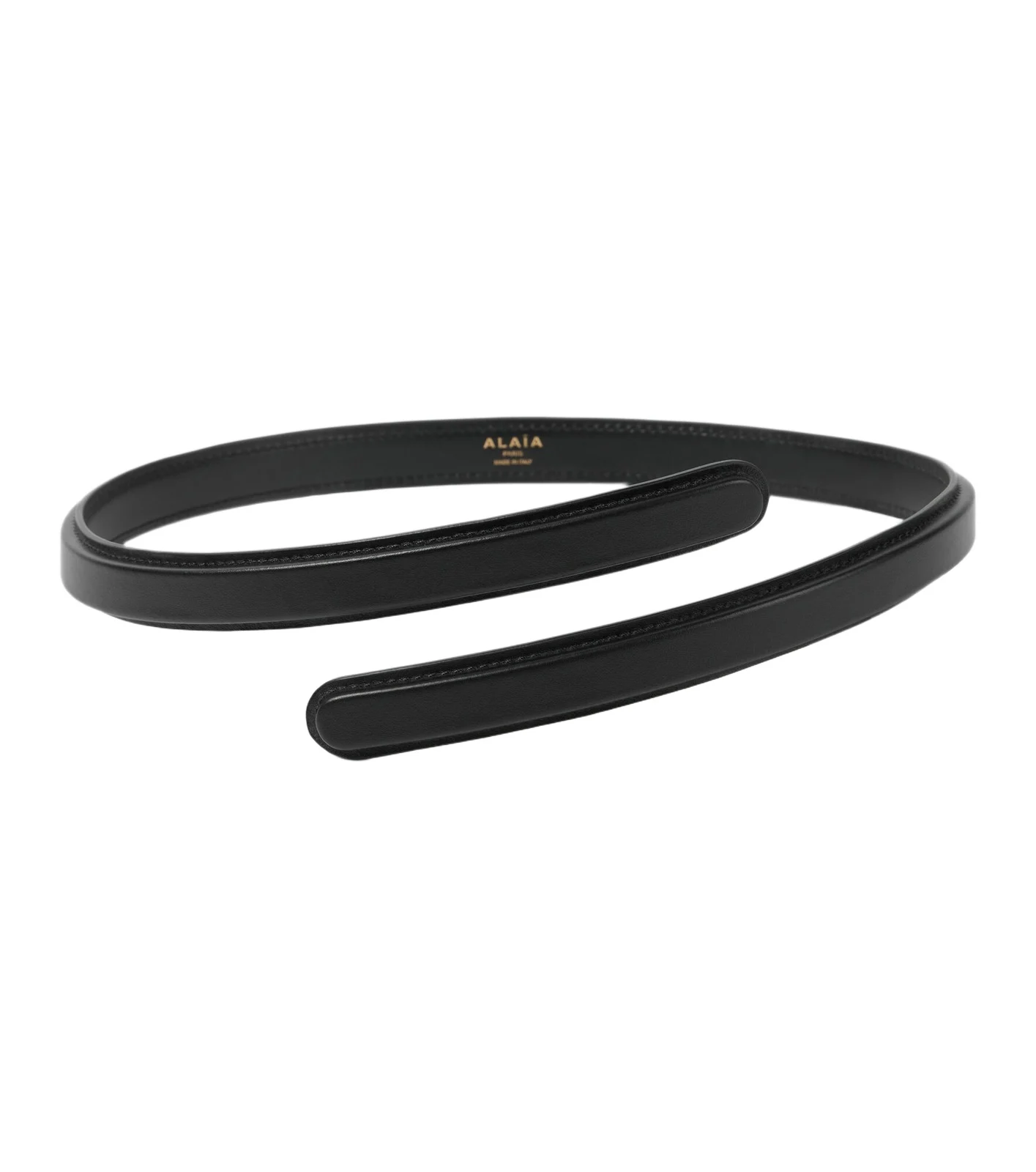 ALAÏA Flex Thin Twist leather belt ALAÏA Flex Thin Twist leather belt