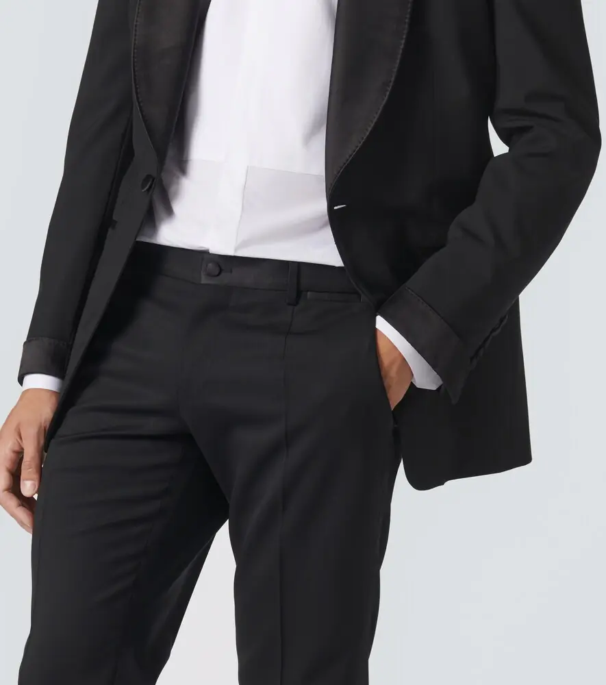 Dolce & Gabbana Wool and silk-blend tuxedo pants | Thumbnail 3 Dolce & Gabbana Wool and silk-blend tuxedo pants | Thumbnail 3