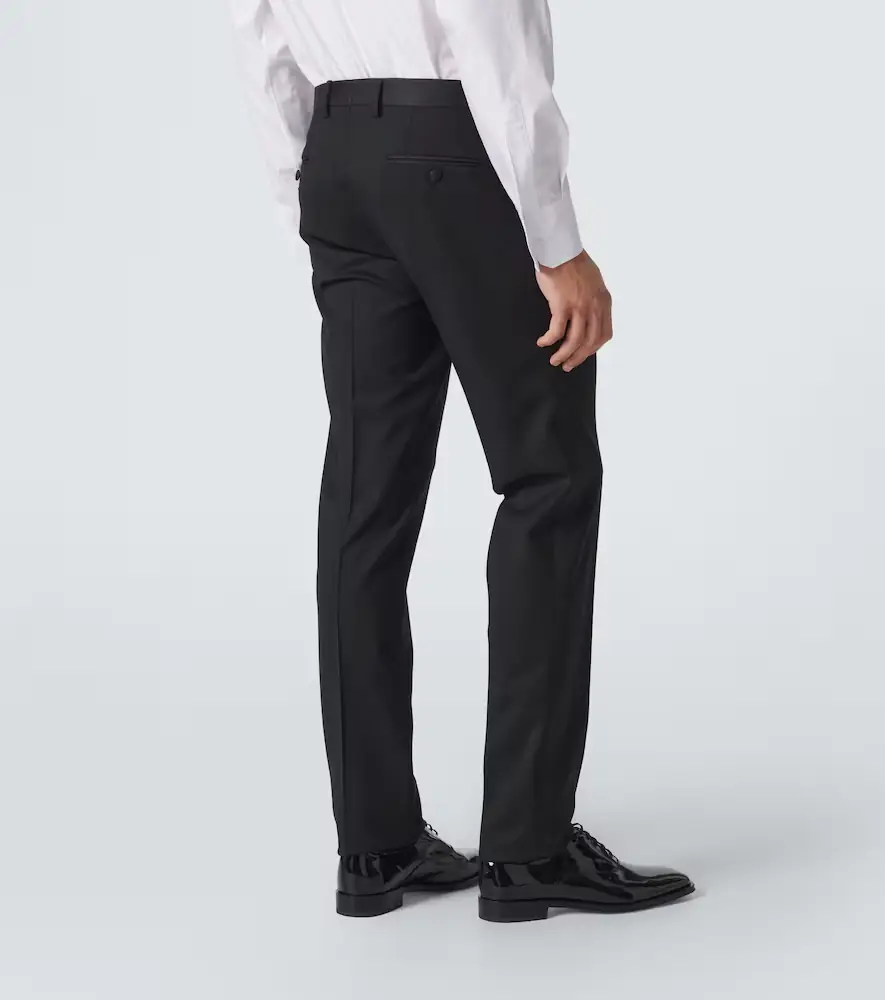 Dolce & Gabbana Wool and silk-blend tuxedo pants | Thumbnail 4 Dolce & Gabbana Wool and silk-blend tuxedo pants | Thumbnail 4