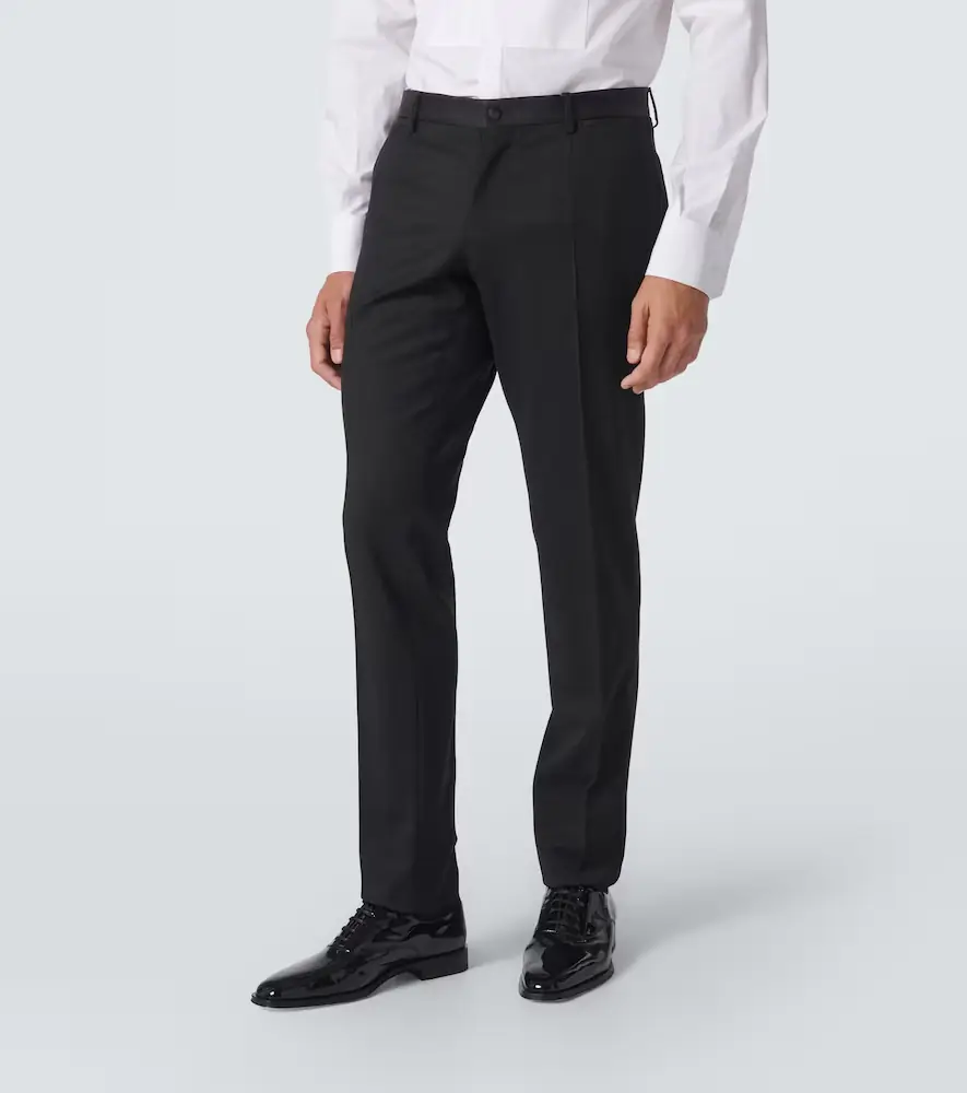 Dolce & Gabbana Wool and silk-blend tuxedo pants | Thumbnail 5 Dolce & Gabbana Wool and silk-blend tuxedo pants | Thumbnail 5