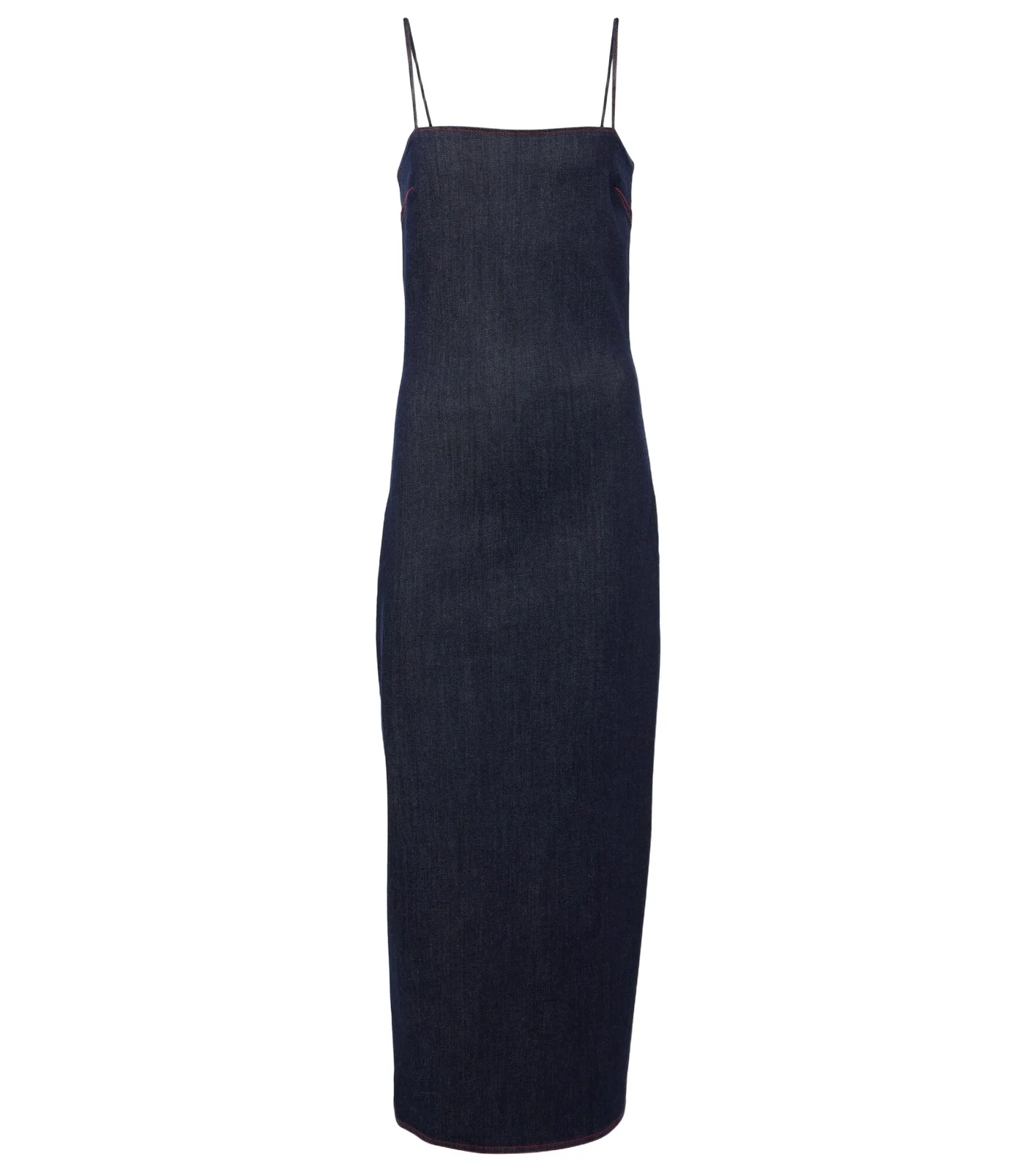 ALAÏA Denim midi dress