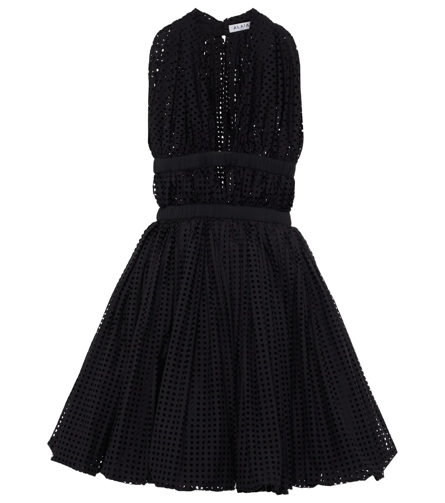 ALAÏA Deesse cotton-blend minidress