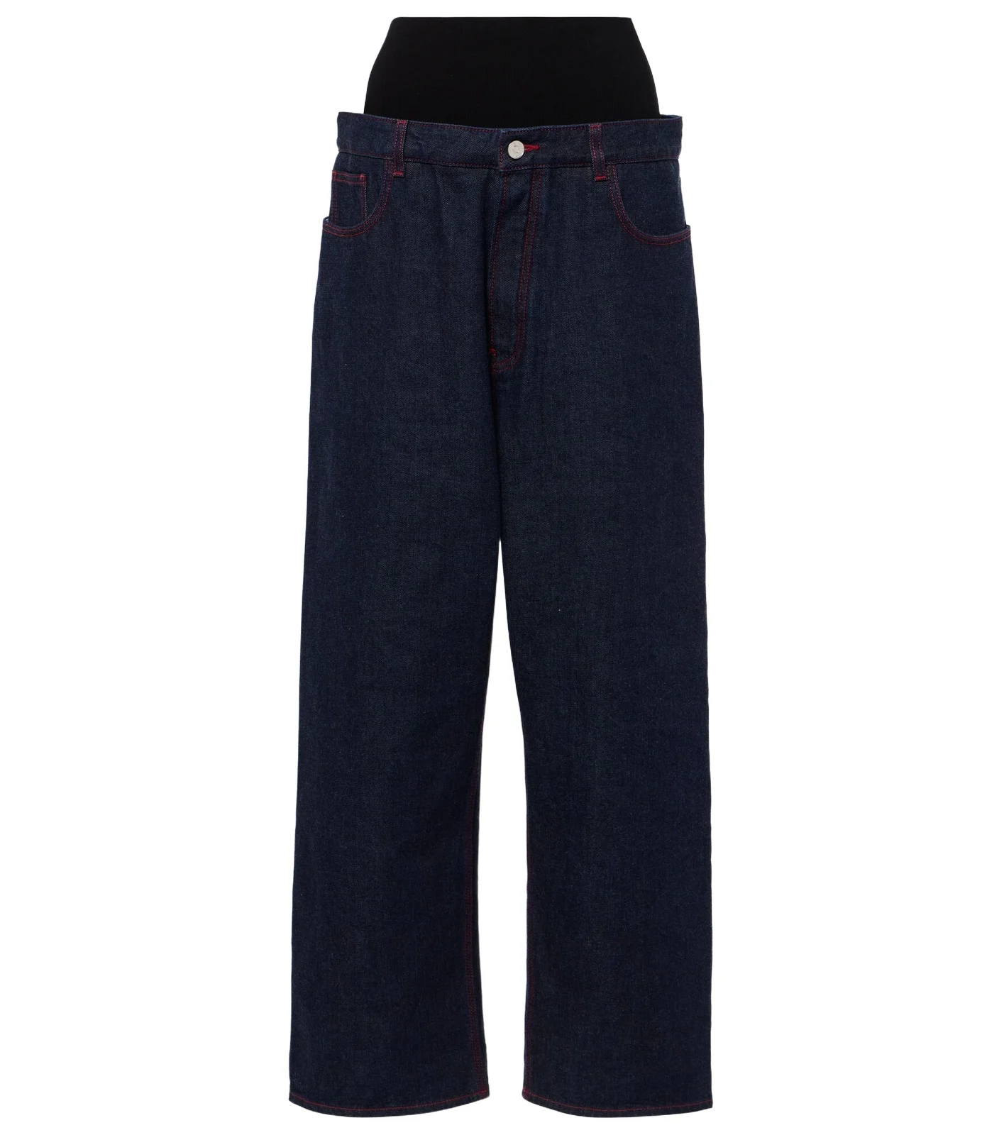 Alaïa Low-rise wide-leg jeans Alaïa Low-rise wide-leg jeans