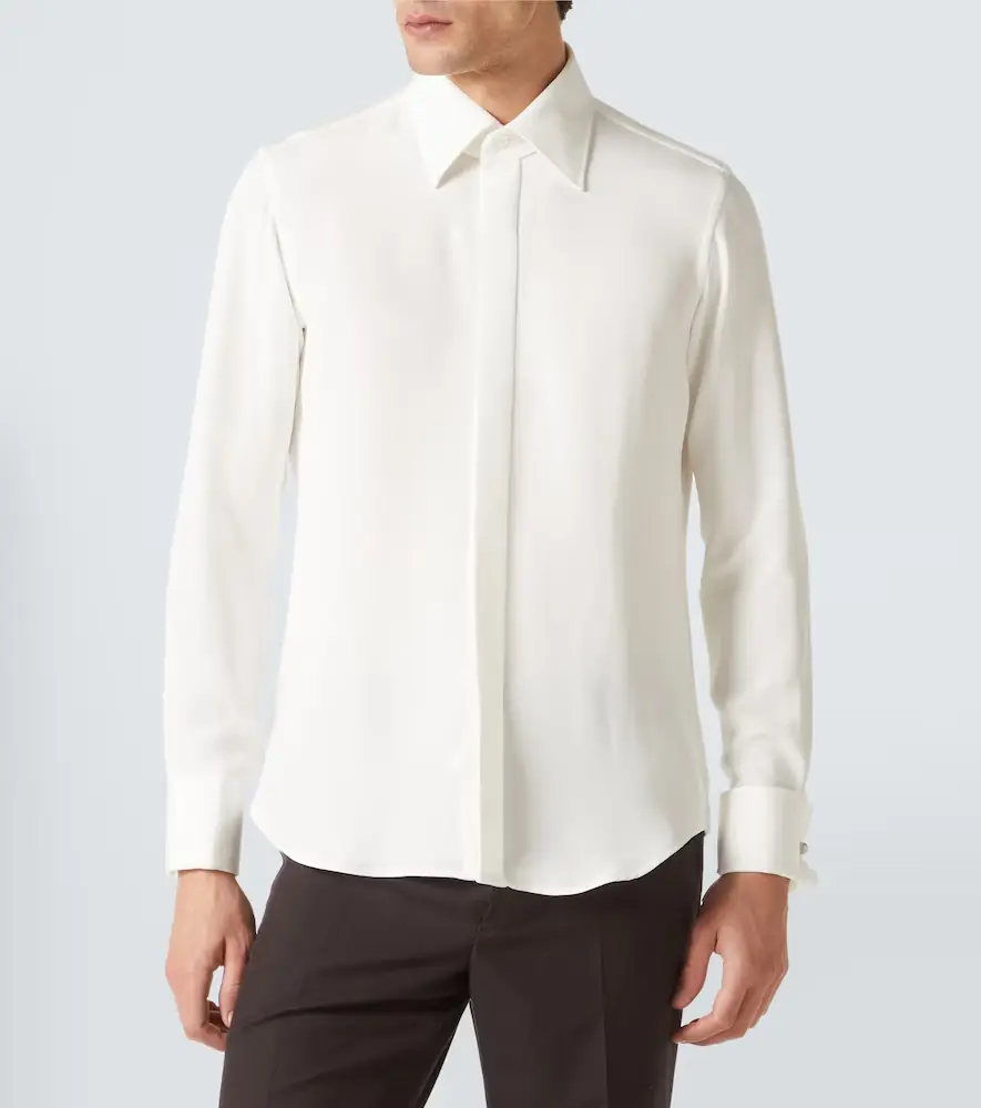 Thom Sweeney Silk shirt | Thumbnail 4