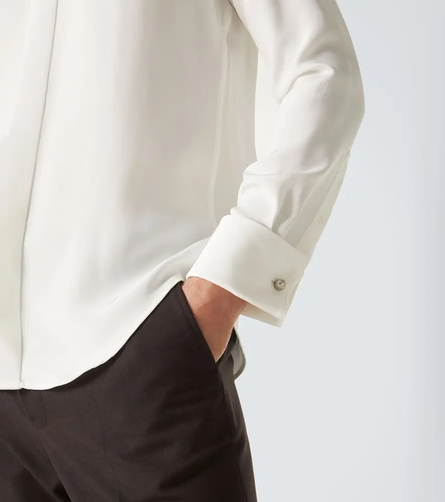 Thom Sweeney Silk shirt | Thumbnail 5