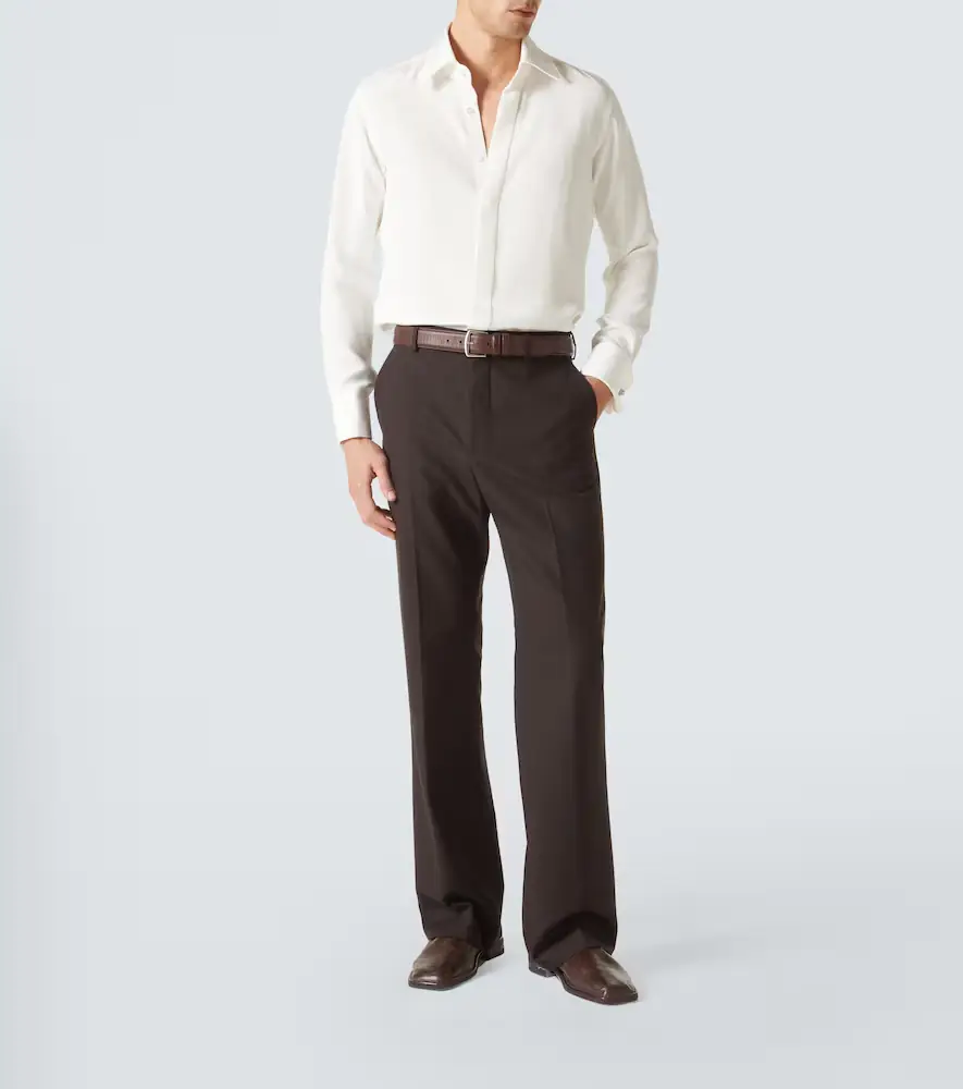 Thom Sweeney Silk shirt | Thumbnail 6