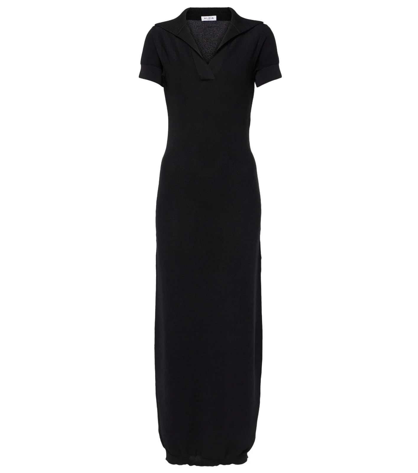Alaïa Alaïa Semi-sheer polo dress