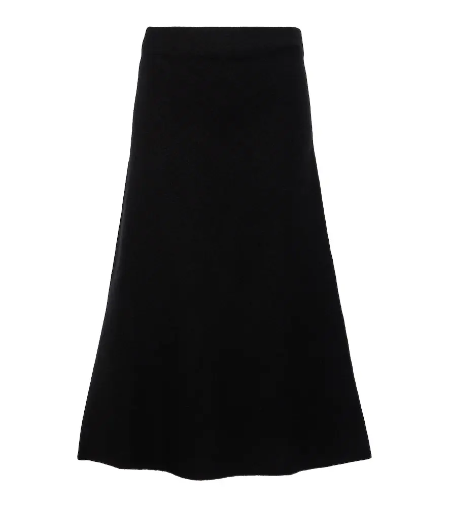 Jil Sander Wool midi skirt