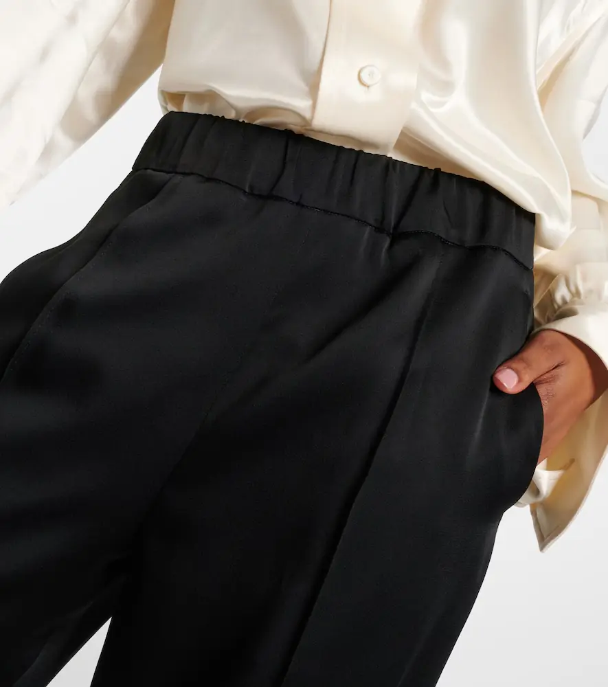 Jil Sander Satin wide-leg pants | Thumbnail 4 Jil Sander Satin wide-leg pants | Thumbnail 4