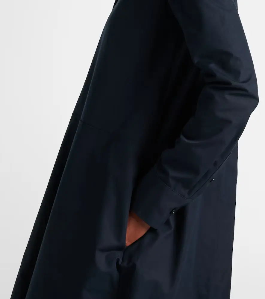 Jil Sander Gathered cotton poplin shirt dress | Thumbnail 4