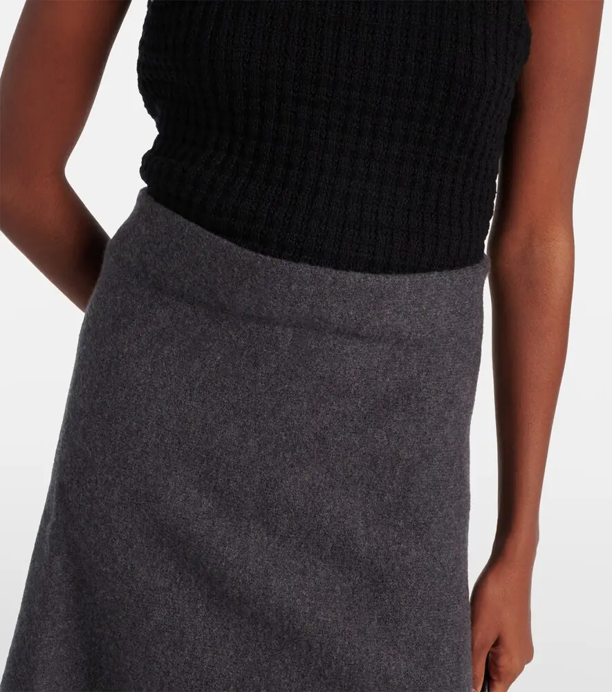 Jil Sander Wool midi skirt | Thumbnail 4