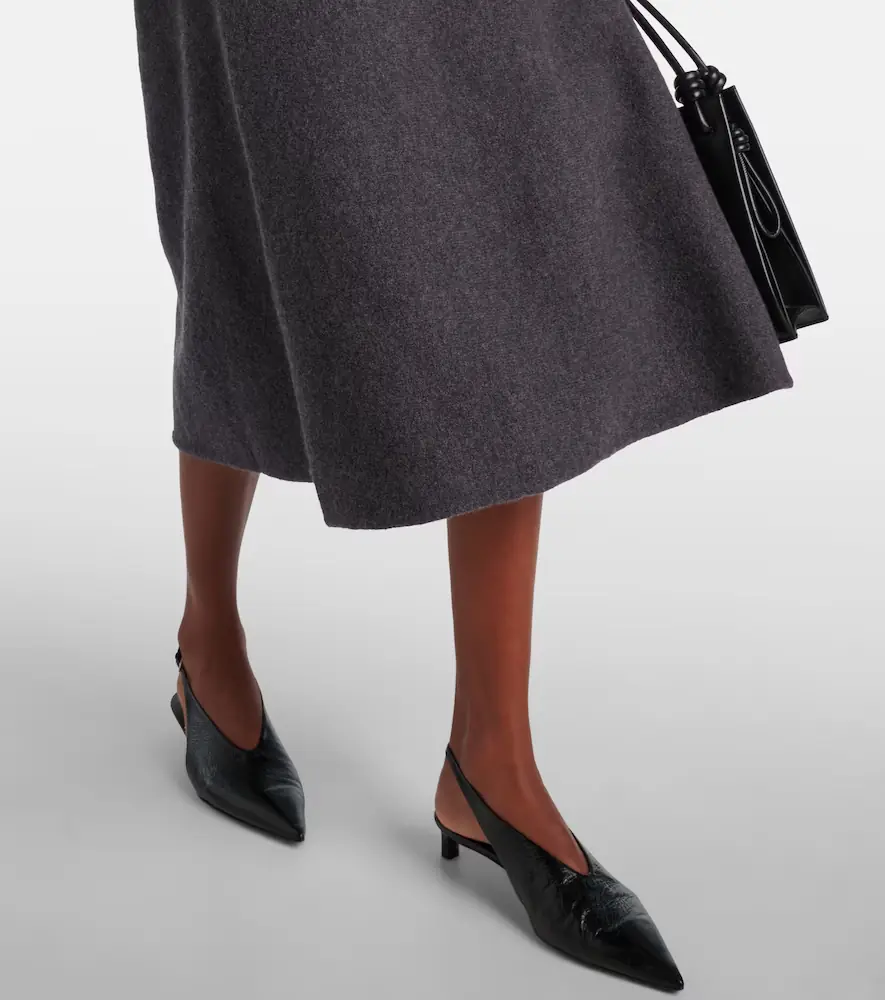 Jil Sander Wool midi skirt | Thumbnail 5