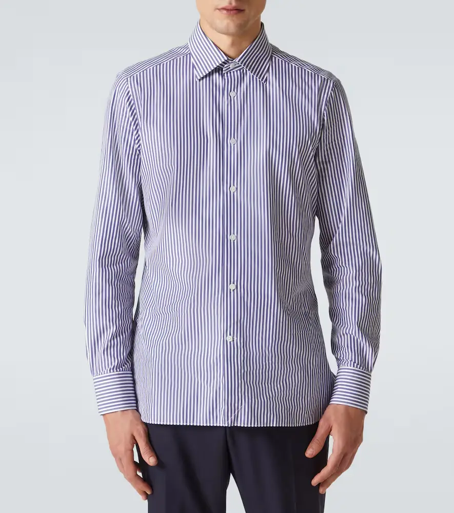 Zegna Striped cotton shirt | Thumbnail 4