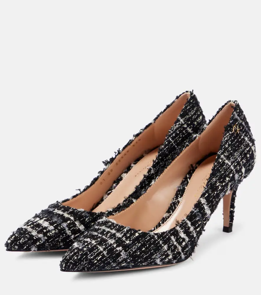 Gianvito Rossi 70 bouclé pumps | Thumbnail 3 Gianvito Rossi 70 bouclé pumps | Thumbnail 3