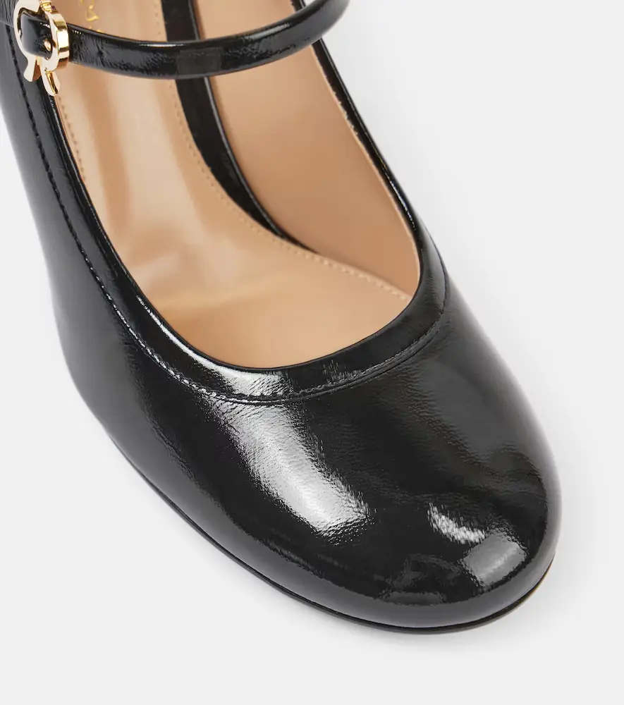 Gianvito Rossi Carla 85 patent leather Mary Jane pumps | Thumbnail 4