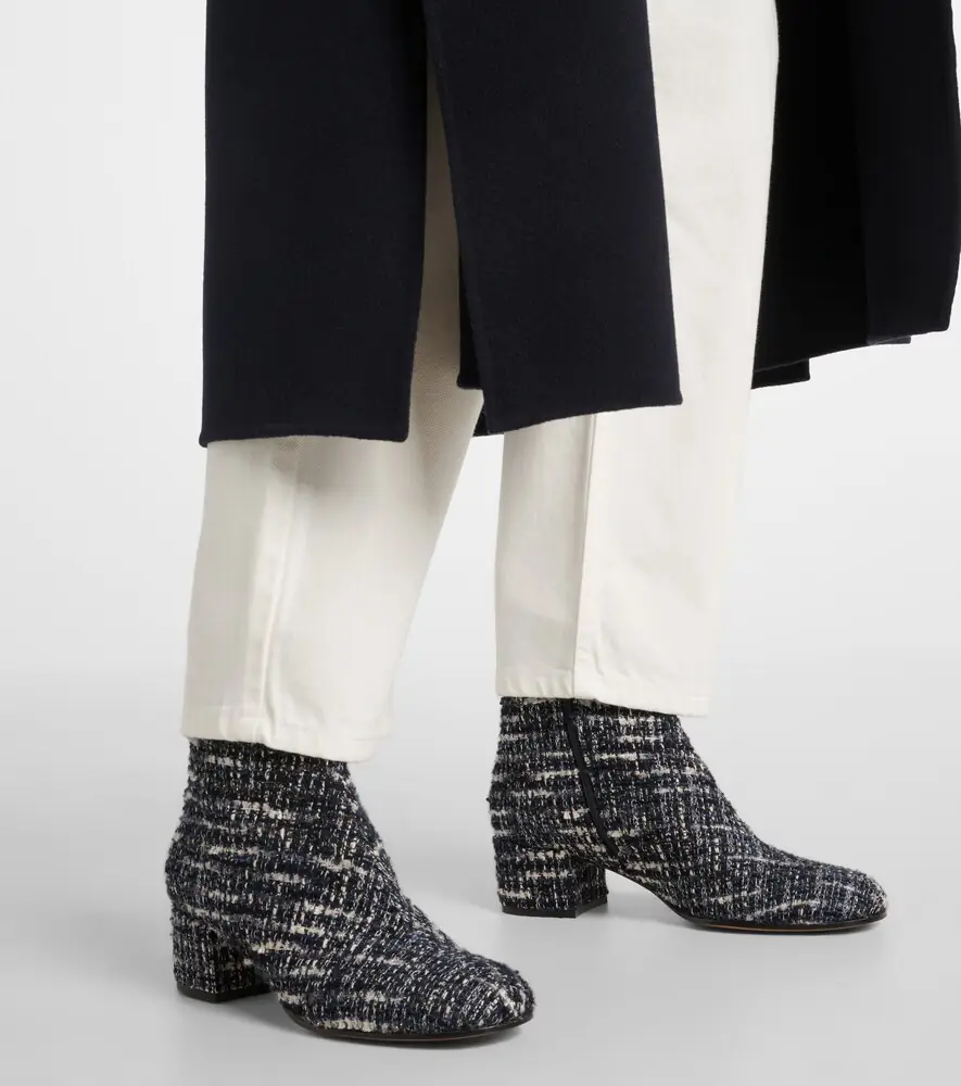 Gianvito Rossi 45 bouclé ankle boots | Thumbnail 6 Gianvito Rossi 45 bouclé ankle boots | Thumbnail 6