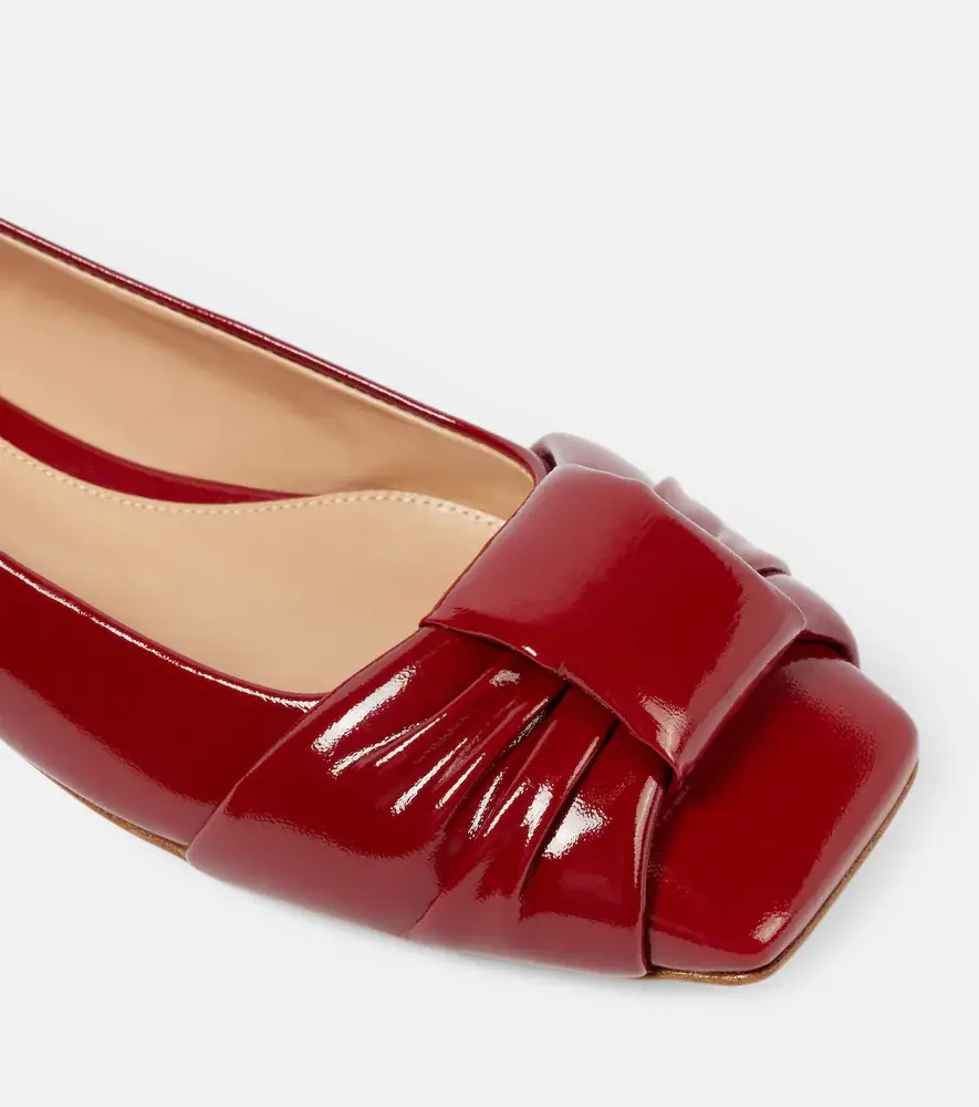Gianvito Rossi Paradì patent leather ballet flats | Thumbnail 4