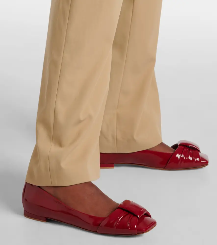 Gianvito Rossi Paradì patent leather ballet flats | Thumbnail 6