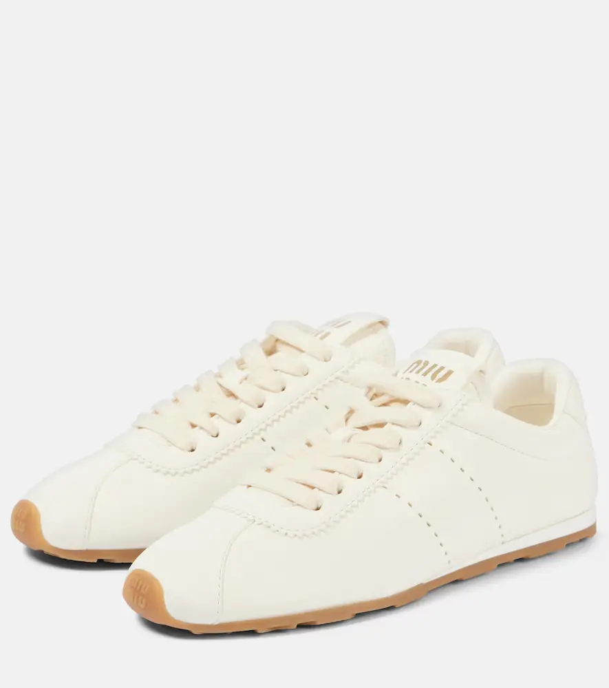 Miu Miu Leather sneakers | Thumbnail 2 Miu Miu Leather sneakers | Thumbnail 2