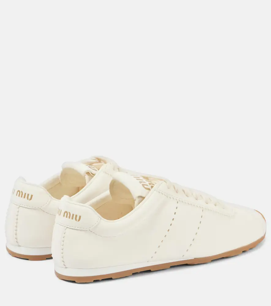 Miu Miu Leather sneakers | Thumbnail 3 Miu Miu Leather sneakers | Thumbnail 3