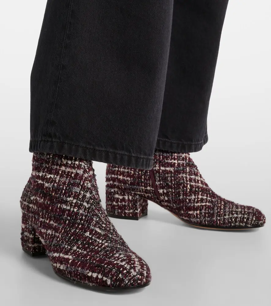 Gianvito Rossi 45 bouclé ankle boots | Thumbnail 2