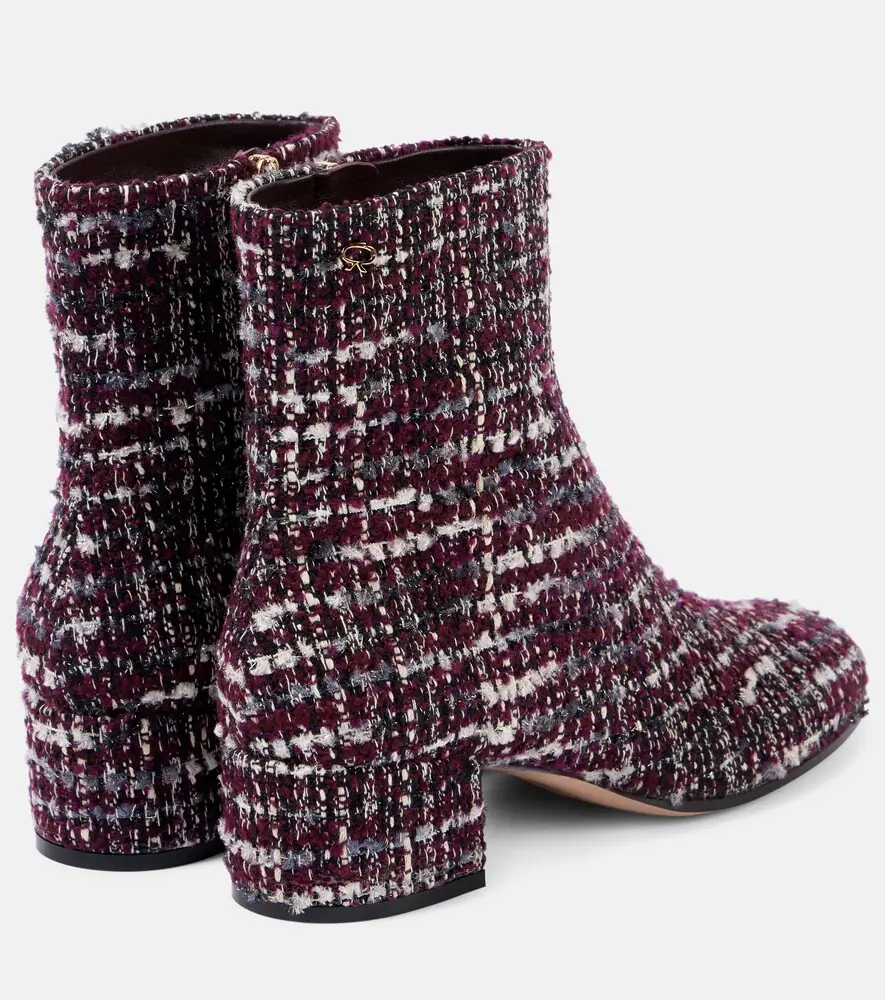 Gianvito Rossi 45 bouclé ankle boots | Thumbnail 3