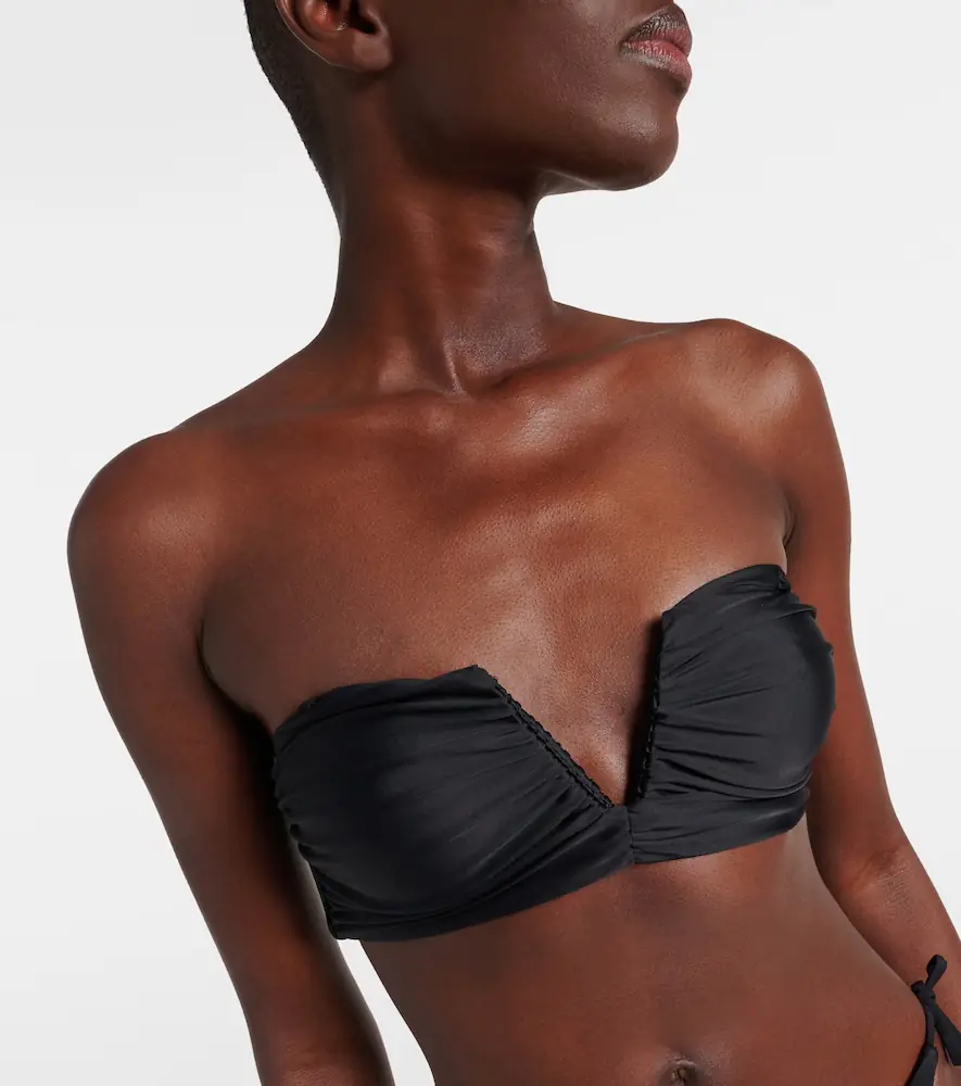 JADE SWIM Calla ruched bikini top | Thumbnail 3