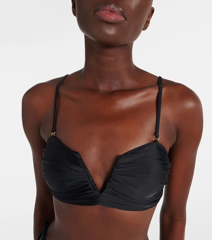 JADE SWIM Calla ruched bikini top | Thumbnail 4