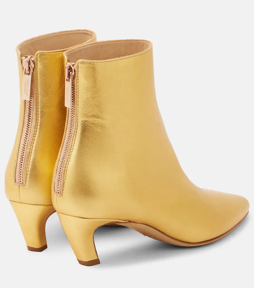 Gabriela Hearst Clayton metallic leather ankle boots | Thumbnail 3 Gabriela Hearst Clayton metallic leather ankle boots | Thumbnail 3