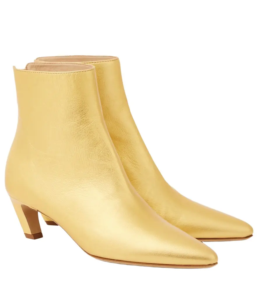 Gabriela Hearst Clayton metallic leather ankle boots | Image 1 Gabriela Hearst Clayton metallic leather ankle boots | Image 1