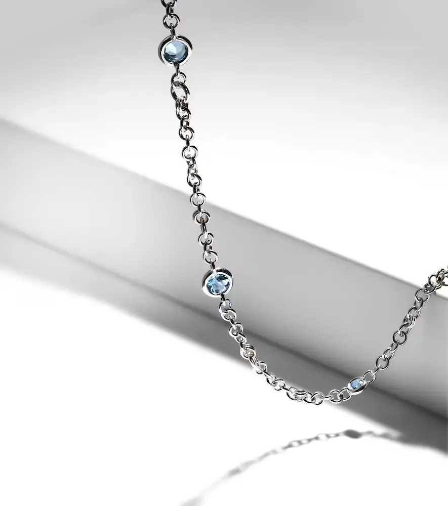Spinelli Kilcollin Gravity Estrella sterling silver necklace with aquamarines | Thumbnail 2 Spinelli Kilcollin Gravity Estrella sterling silver necklace with aquamarines | Thumbnail 2