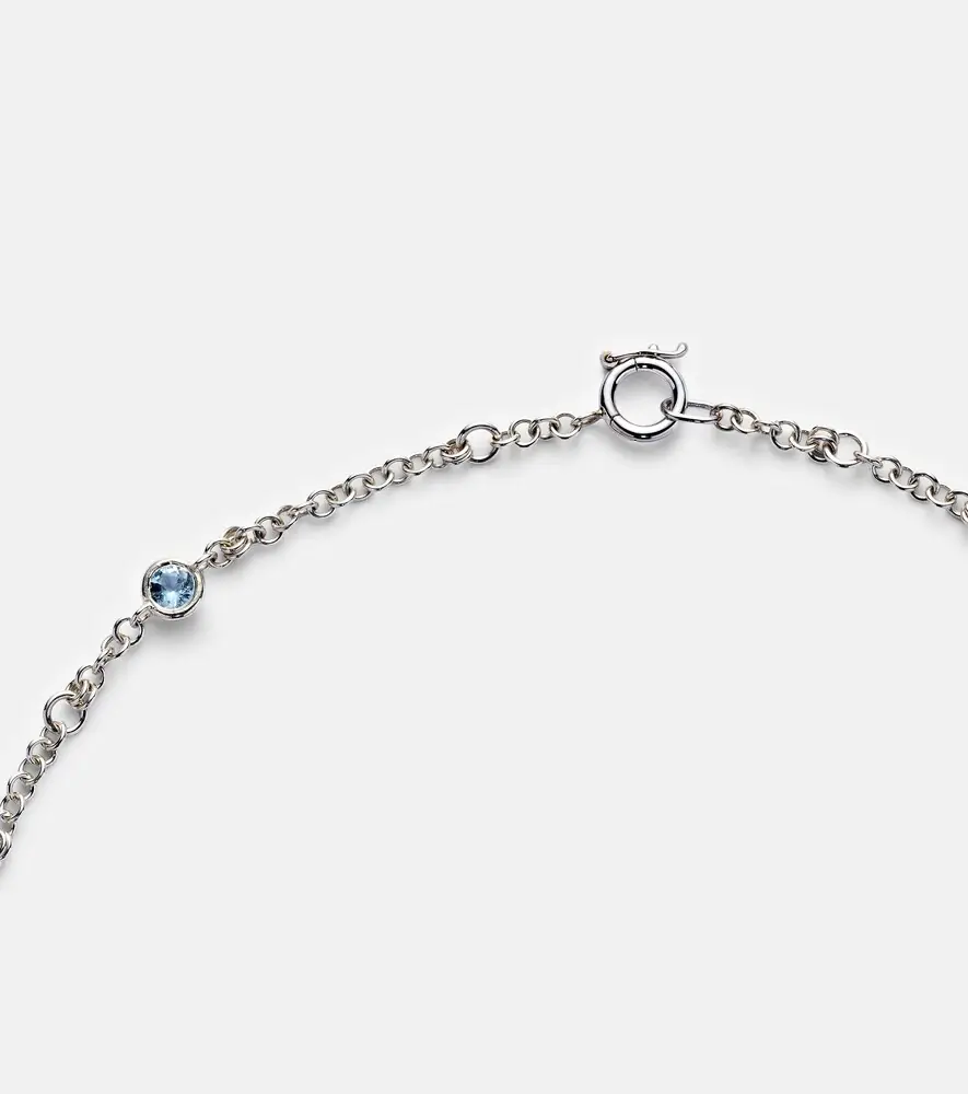 Spinelli Kilcollin Gravity Estrella sterling silver necklace with aquamarines | Thumbnail 6 Spinelli Kilcollin Gravity Estrella sterling silver necklace with aquamarines | Thumbnail 6