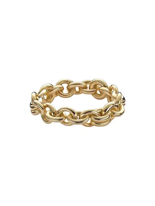 Medium Fused Serpens 18kt yellow gold ring