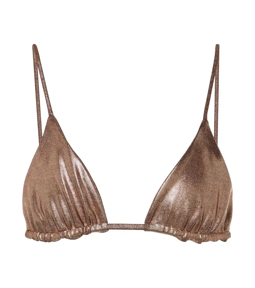 JADE SWIM Via lamé bikini top | Image 1 JADE SWIM Via lamé bikini top | Image 1