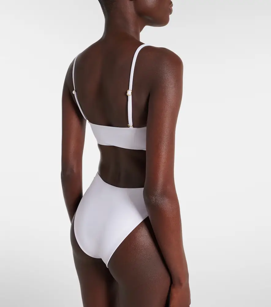 JADE SWIM Calla ruched bikini top | Thumbnail 5