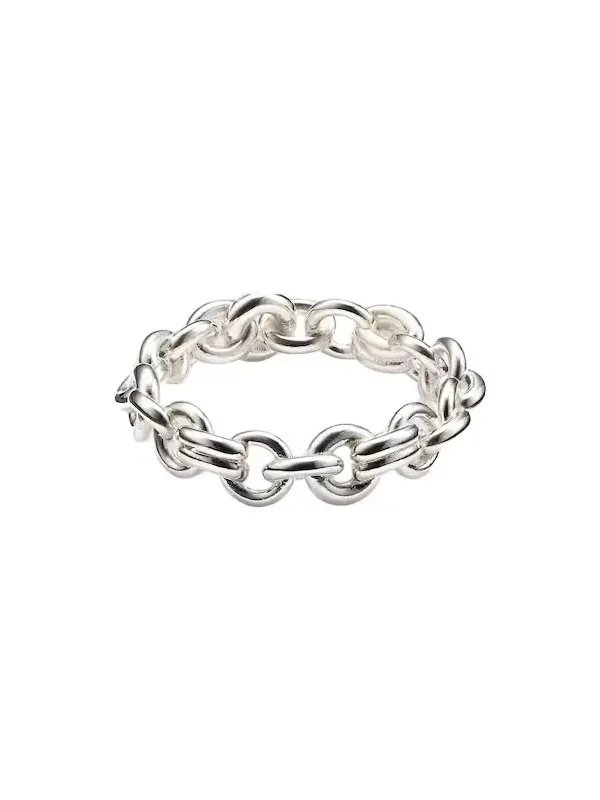 Fused Serpens Medium 925 sterling silver ring
