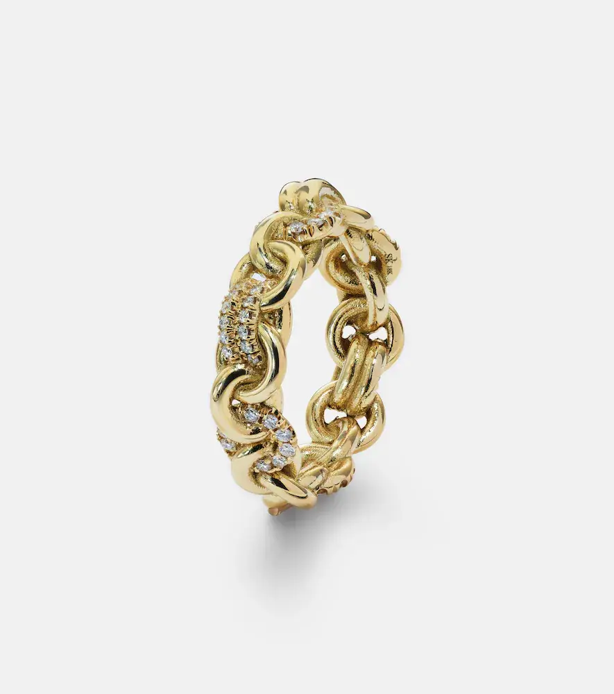Spinelli Kilcollin Fused Serpens Medium 18kt gold ring with diamonds | Thumbnail 2 Spinelli Kilcollin Fused Serpens Medium 18kt gold ring with diamonds | Thumbnail 2