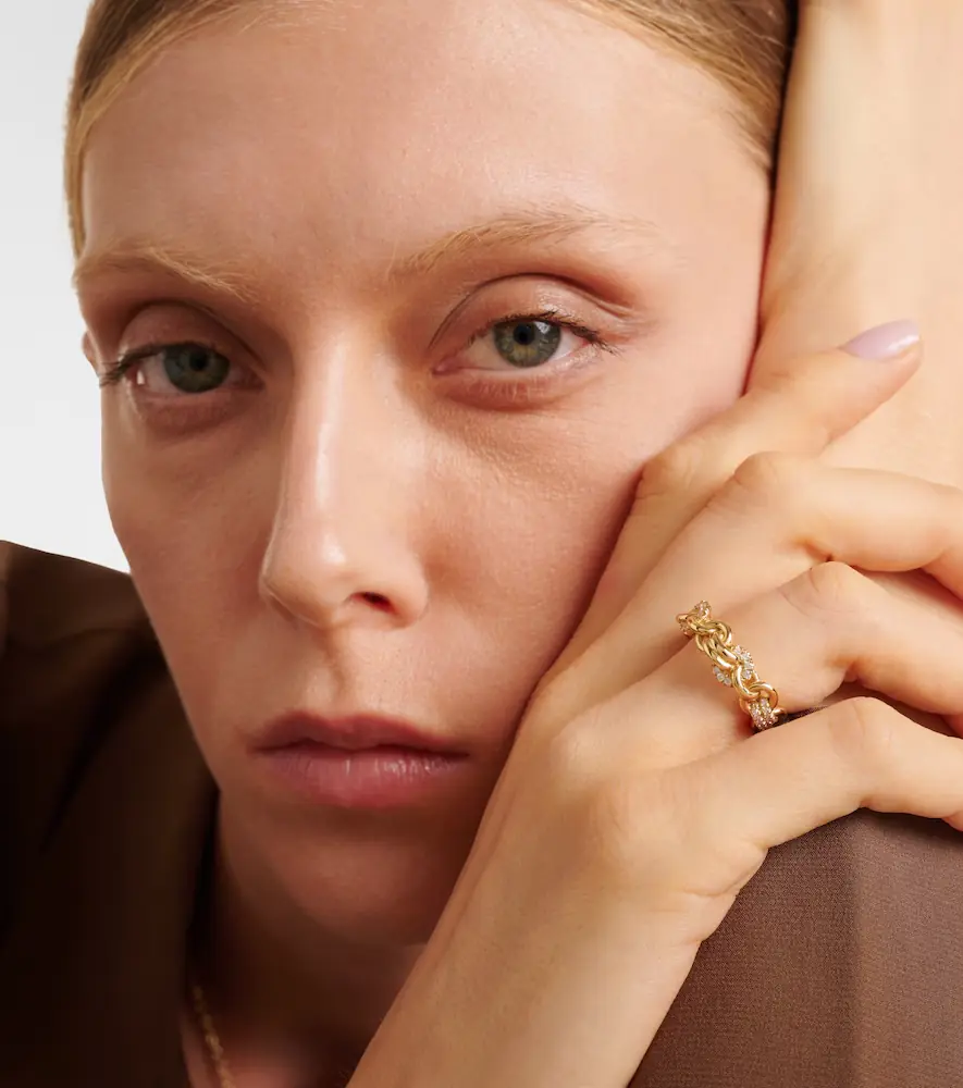 Spinelli Kilcollin Fused Serpens Medium 18kt gold ring with diamonds | Thumbnail 4 Spinelli Kilcollin Fused Serpens Medium 18kt gold ring with diamonds | Thumbnail 4