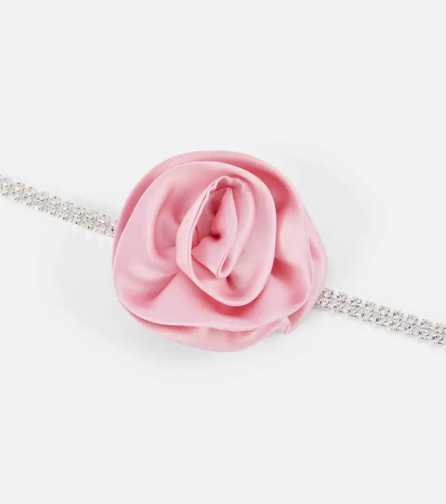 Magda Butrym Floral-appliqué choker | Thumbnail 2